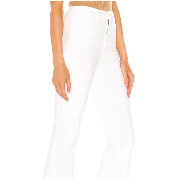 MOTHER High Rise White Jeans - Picture 4 of 6